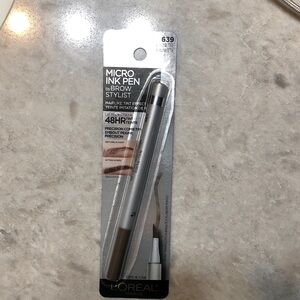 L'Oreal Brow Stylist Micro Ink Pen - Silver and Brown